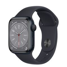 Смарт-часы Apple Watch Series 8 41mm Midnight Aluminum Case with Midnight Sport Band, размер S/M (MNP53) Watch Series 8 41mm Midnight Aluminum Case with Midnight Sport Band, размер S/M (MNP53)