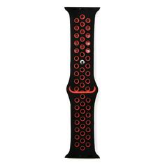 Ремешок Red Line силиконовый, двухцветный для Apple Watch 38-40mm S3/S4/S5 SE/S6, черный/красный (УТ000022899) силиконовый, двухцветный для Apple Watch 38-40mm S3/S4/S5 SE/S6, черный/красный (УТ000022899)