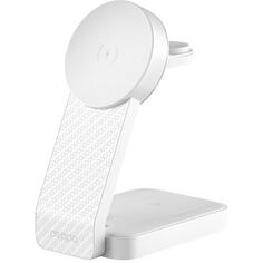 Беспроводное зарядное устройство Deppa MagSafe Carbon Stand QI, 3 в 1, складное, белое (23157) MagSafe Carbon Stand QI, 3 в 1, складное, белое (23157)