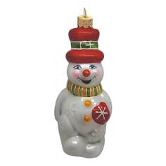 Елочная игрушка Коломеев "Снеговик с сердечком", 14 см, в подарочной упаковке (ФУ-592) "Снеговик с сердечком", 14 см, в подарочной упаковке (ФУ-592)