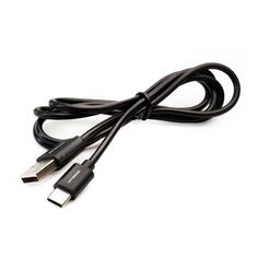 Кабель Ergolux USB Type-C, 3А, 1,2 м, чёрный (ELX-CDC02-C02) USB Type-C, 3А, 1,2 м, чёрный (ELX-CDC02-C02)