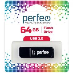 USB-флешка Perfeo C10 USB 64GB Black (PF-C10B064) C10 USB 64GB Black (PF-C10B064)