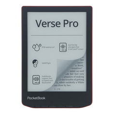 Электронная книга PocketBook 634 Verse Pro Passion Red (PB634-3-WW) 634 Verse Pro Passion Red (PB634-3-WW)
