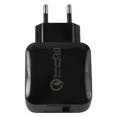 Сетевое зарядное устройство Red Line Tech NQC-4, USB QC 3.0, черное (УТ000016520) Tech NQC-4, USB QC 3.0, черное (УТ000016520)