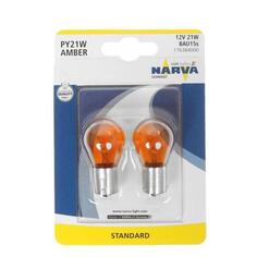 Автомобильные лампы Narva PY21W 21W BAU15s 12v, 2 шт (17638B2) PY21W 21W BAU15s 12v, 2 шт (17638B2)