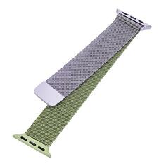 Ремешок Mutural для Apple Watch Series 8 41mm, металлический, зеленый/фиолетовый для Apple Watch Series 8 41mm, металлический, зеленый/фиолетовый