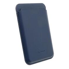 Картхолдер Leather Co. MagSafe, кожаный для Apple iPhone 13 Pro Max, темно-синий (2037903312037) MagSafe, кожаный для Apple iPhone 13 Pro Max, темно-синий (2037903312037)