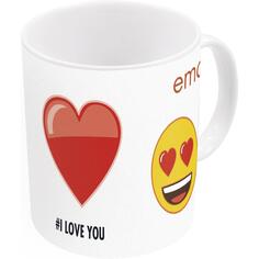 Кружка ND Play Эмодзи I love You, керамика, 325 мл (268089) Эмодзи I love You, керамика, 325 мл (268089)