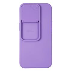 Чехол Unbroke Soft Case with Camera Slider для iPhone 13 Pro, фиолетовый (УТ000027799) Soft Case with Camera Slider для iPhone 13 Pro, фиолетовый (УТ000027799)