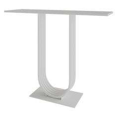 Консольный стол GENGLASS Arfeo 100, 1000х350х800 мм, белое подстолье с белой столешницей (GGK-02-3-3-100) Arfeo 100, 1000х350х800 мм, белое подстолье с белой столешницей (GGK-02-3-3-100)