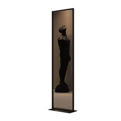 Зеркало GENGLASS Zeliso-2, двухстороннее, 185х45х25 см, рама 15х30 мм, чёрная (GGM-23-2-2) Zeliso-2, двухстороннее, 185х45х25 см, рама 15х30 мм, чёрная (GGM-23-2-2)