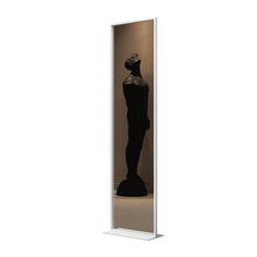 Зеркало GENGLASS Zeliso-2, двухстороннее, 185х45х25 см, рама 15х30 мм, белая (GGM-23-3-2) Zeliso-2, двухстороннее, 185х45х25 см, рама 15х30 мм, белая (GGM-23-3-2)