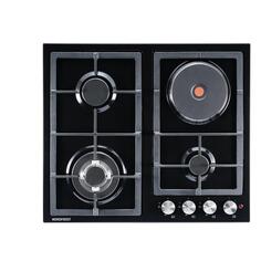Комбинированная варочная панель Nordfrost HS 6032 B Black HS 6032 B Black
