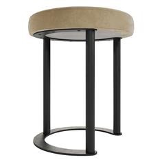 Пуф GENGLASS Horsix Pouf, 38х38х45 см, черный с бежевым сиденьем (GGS-01-2-1) Horsix Pouf, 38х38х45 см, черный с бежевым сиденьем (GGS-01-2-1)