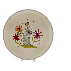 Блюдо сервировочное Elrington "Серый кот", круглое, 24 см (208-07015) "Серый кот", круглое, 24 см (208-07015)