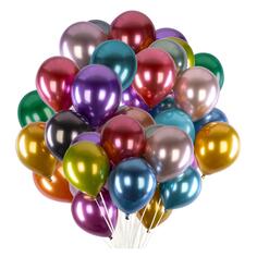 Шары воздушные Brauberg Kids "Хром", 30 см, 50 шт, ассорти (591884) Kids "Хром", 30 см, 50 шт, ассорти (591884)
