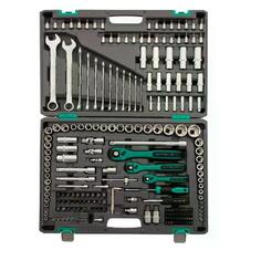 Набор ручного инструмента Stels 1/4", 3/8", 1/2", CrV, S2, 216 предметов, усиленный кейс (14115) 1/4", 3/8", 1/2", CrV, S2, 216 предметов, усиленный кейс (14115)