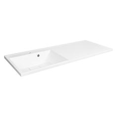 Раковина-столешница Sanita Luxe с левым крылом, для тумбы Satin 60, белая (0303.019) с левым крылом, для тумбы Satin 60, белая (0303.019)