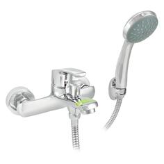 Смеситель для ванны и душа ELEANTI с металлическим шлангом, хром (0402.936) с металлическим шлангом, хром (0402.936)