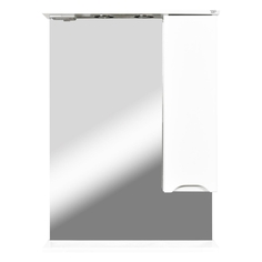 Зеркало-шкаф TOPPUS Satin 60, с подсветкой, правый, белый (2911.012) Satin 60, с подсветкой, правый, белый (2911.012)