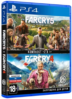 Игра для PS4 Ubisoft Far Cry 4 + Far Cry 5 Far Cry 4 + Far Cry 5