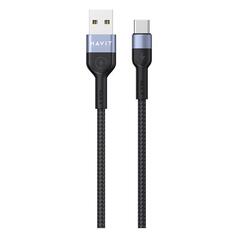 Кабель Havit USB Type-C, 1 м, черный (CB623C) USB Type-C, 1 м, черный (CB623C)