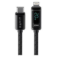 Кабель Havit USB Type-C/Lightning, 1,2 м, черный (CB6246) USB Type-C/Lightning, 1,2 м, черный (CB6246)