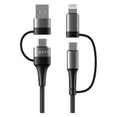 Кабель Havit USB Type-C/Lightning, 1 м, черный (CB6244) USB Type-C/Lightning, 1 м, черный (CB6244)
