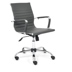 Кресло Tetchair Urban-Low, кожзам, металлик (14453) Urban-Low, кожзам, металлик (14453)