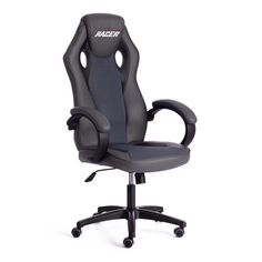 Игровое кресло Tetchair Racer GT New, кожзам, ткань, металлик/серое (13251) Racer GT New, кожзам, ткань, металлик/серое (13251)