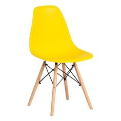 Стул Tetchair Cindy Eames, дерево бук/металл, сиденье пластик, 45x51x82 см Yellow (1801) Cindy Eames, дерево бук/металл, сиденье пластик, 45x51x82 см Yellow (1801)