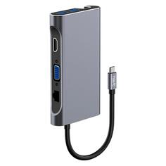 Разветвитель для компьютера Havit Type-C USB/HDMI/RJ45/VGA (HB4001) Type-C USB/HDMI/RJ45/VGA (HB4001)