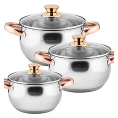 Набор кастрюль Mayer&Boch 2/3/4 л, 6 предметов (40458) 2/3/4 л, 6 предметов (40458)