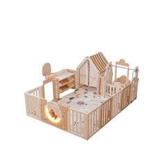 Манеж UNIX Kids DeLuxe House&Storage Camel (PPLXSWHS200WC) DeLuxe House&Storage Camel (PPLXSWHS200WC)
