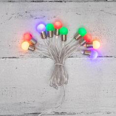 Электрогирлянда NEON-NIGHT "Мини-лампочки", 10 LED, прозрачный ПВХ, 1,5 м, цвет свечения мультиколор (303-074) "Мини-лампочки", 10 LED, прозрачный ПВХ, 1,5 м, цвет свечения мультиколор (303-074)