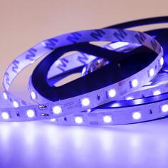 Светодиодная лента LAMPER SMD 5050, 60 LED/m, 5 м, 12В, 10 мм, IP23, свечение синее (141-463) SMD 5050, 60 LED/m, 5 м, 12В, 10 мм, IP23, свечение синее (141-463)