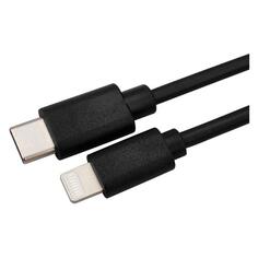 Кабель Rexant Type-C-Lightning, 3 A, 1 м, черный (18-1827) Type-C-Lightning, 3 A, 1 м, черный (18-1827)