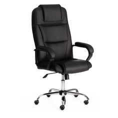 Кресло Tetchair Bergamo 22, хром, черное Bergamo 22, хром, черное