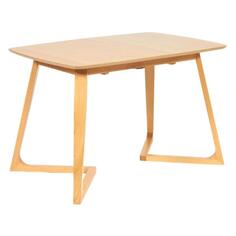 Обеденный стол Tetchair Vaku, раскладной, основание бук, столешница МДФ, 80x120+40x75 см, натуральный (13987) Vaku, раскладной, основание бук, столешница МДФ, 80x120+40x75 см, натуральный (13987)