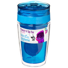 Термокружка Sistema To-Go Twist n Sip Tea, 370 мл Blue (21476) To-Go Twist n Sip Tea, 370 мл Blue (21476)