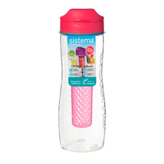 Бутылка для воды Sistema Hydrate Tritan Infuser, 800 мл Red (660) Hydrate Tritan Infuser, 800 мл Red (660)