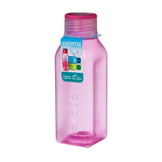 Бутылка для воды Sistema Hydrate Square Bottle, 475 мл Red (870) Hydrate Square Bottle, 475 мл Red (870)