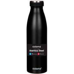 Термобутылка Sistema Hydrate, 500 мл Black (550) Hydrate, 500 мл Black (550)