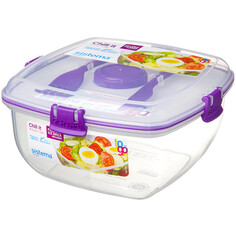 Контейнер для салата Sistema To-Go, с охлаждающим элементом, 1,63 л Violet (21377) To-Go, с охлаждающим элементом, 1,63 л Violet (21377)