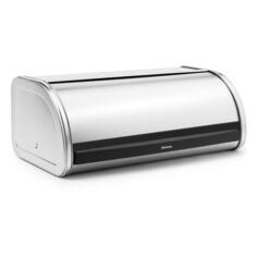 Хлебница Brabantia со сдвигающейся крышкой, 44,5х26,2х17,3 см, стальная матовая (348921) со сдвигающейся крышкой, 44,5х26,2х17,3 см, стальная матовая (348921)