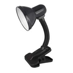 Настольный светильник Ultraflash UF-320P C02, 230 В, 60 Вт, E27, с прищепкой, черный UF-320P C02, 230 В, 60 Вт, E27, с прищепкой, черный