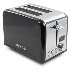 Тостер Marta MT-TS1727B, черный жемчуг MT-TS1727B, черный жемчуг