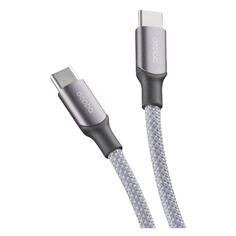Кабель Deppa Magneto, USB-C/USB-C, 100 Вт, 1,5 м, магнитный, нейлон, серый (72549) Magneto, USB-C/USB-C, 100 Вт, 1,5 м, магнитный, нейлон, серый (72549)