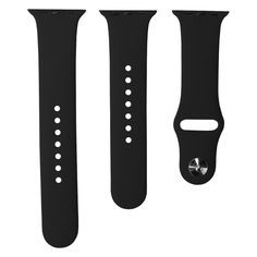 Ремешок Sumdex для Apple Watch, силикон, черный (WBI-002BK) для Apple Watch, силикон, черный (WBI-002BK)