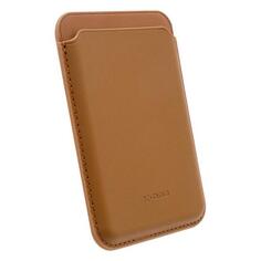Картхолдер Leather Co. MagSafe, кожаный для Apple iPhone 12 Pro Max, коричневый (2037903311542) MagSafe, кожаный для Apple iPhone 12 Pro Max, коричневый (2037903311542)